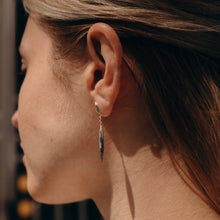 Load image into Gallery viewer, Silver Pendant Drop earrings