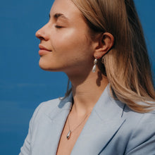 Load image into Gallery viewer, Silver Drop Necklace
