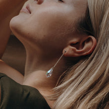 Load image into Gallery viewer, Silver Magic Drop earrings