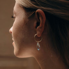 Load image into Gallery viewer, Silver Magic Creole earrings