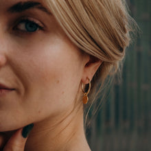 Load image into Gallery viewer, Gold Creole Dukat earrings