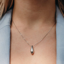 Load image into Gallery viewer, Silver Drop Necklace
