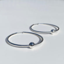 Load image into Gallery viewer, Silver Maxi Creole earrings