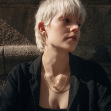 Load image into Gallery viewer, Gold Dice necklace