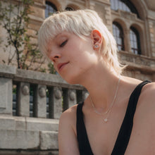 Load image into Gallery viewer, Silver ring earrings