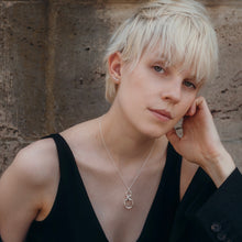 Load image into Gallery viewer, Silver Triple Ring necklace