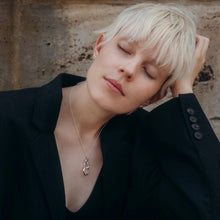 Load image into Gallery viewer, Silver Triple Ring necklace