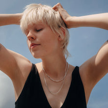 Load image into Gallery viewer, Silver Cuban necklace