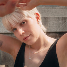 Load image into Gallery viewer, Silver ring earrings