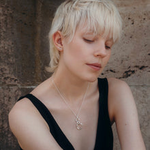 Load image into Gallery viewer, Silver Triple Ring necklace