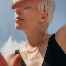 Load image into Gallery viewer, Silver Cuban necklace