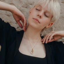 Load image into Gallery viewer, Gold Triple Ring necklace