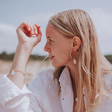 Load image into Gallery viewer, Seashell Maxi Creole earrings