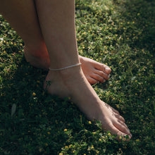 Load image into Gallery viewer, Silver chain anklet