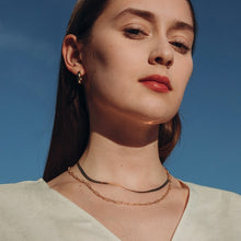 Load image into Gallery viewer, Gold Snake necklace