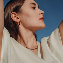 Load image into Gallery viewer, Gold Snake necklace