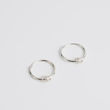 Učitaj sliku u preglednik galerije, Srebrne Midi Creole Rings naušnice