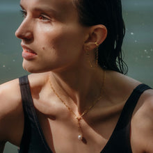 Load image into Gallery viewer, Gold Anker Pearl necklace
