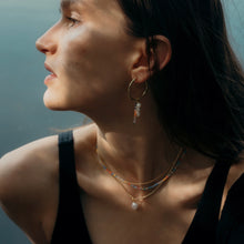 Load image into Gallery viewer, Gold Round Snake necklace